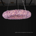 luxury natural crystal chandelier lighting chrome chandeliers pendant lights for home